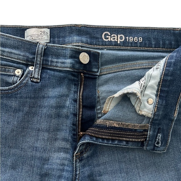 Gap Women's Resolution Slim Straight Jeans Size 28s - Picture 4 of 11